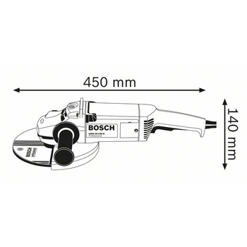 Bosch ugaona brusilica Professional GWS 20-230 H + Dijamantski disk 0601850L06-1